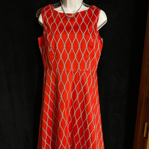 Talbots Dresses & Skirts - Beautiful red dress. Very flattering on.